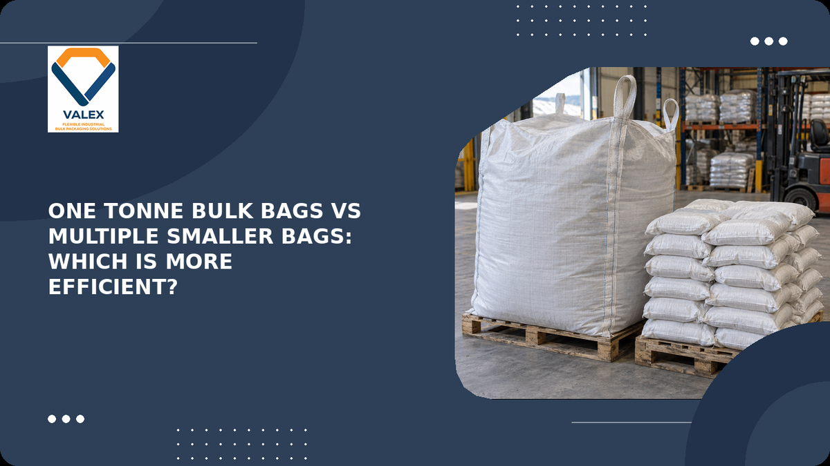 One Tonne Bulk Bags vs Multiple Smaller Bags: Which Is More Efficient?